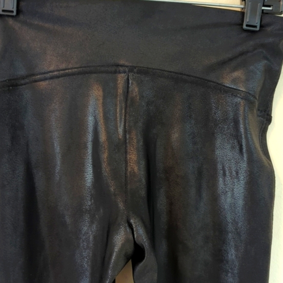 Spanx Black Faux Leather Leggings - Picture 12 of 16